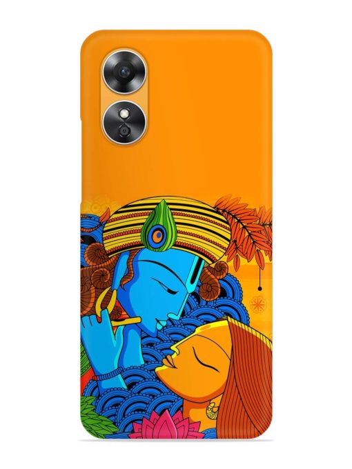 Illustration Hindu Goddess Snap Case for Oppo A17 Zapvi