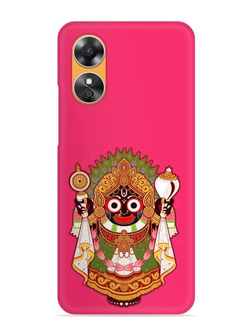 Hindu God Sri Snap Case for Oppo A17 Zapvi