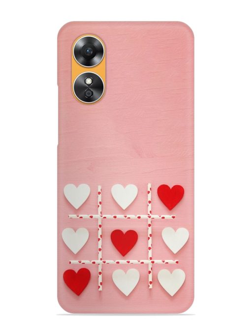 Valentines Day Concept Snap Case for Oppo A17 Zapvi