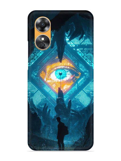 Arcane Eye Snap Case for Oppo A17 Zapvi