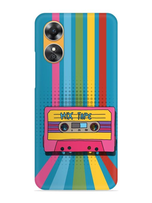 Mix Tape Vactor Snap Case for Oppo A17 Zapvi