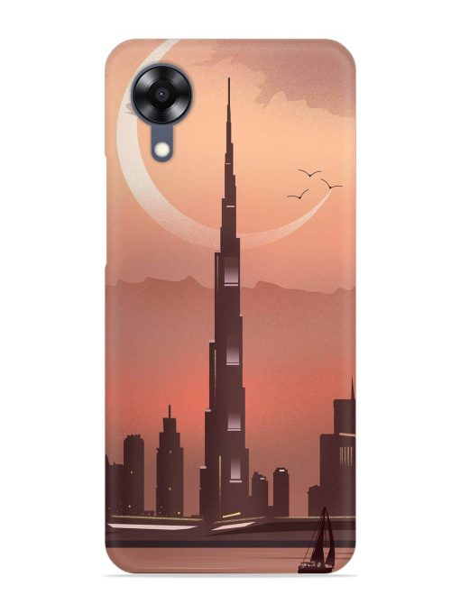 Landmark Burj Khalifa Snap Case for Oppo A17K Zapvi