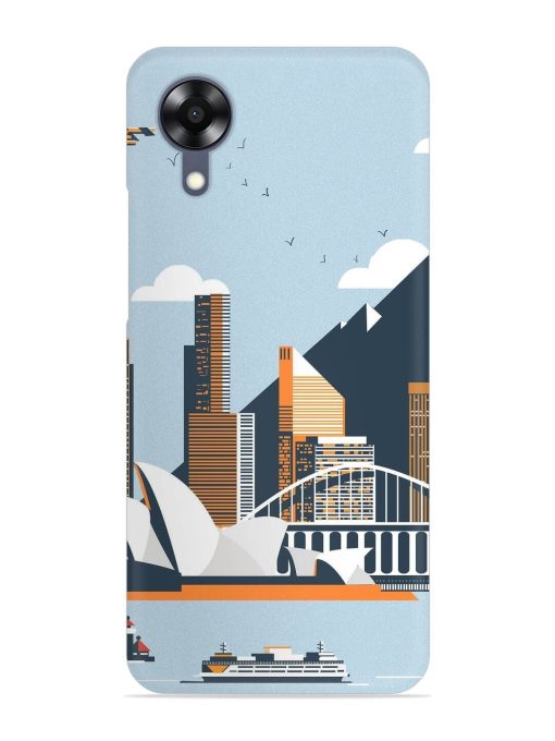 Sydney Opera Landscape Snap Case for Oppo A17K Zapvi