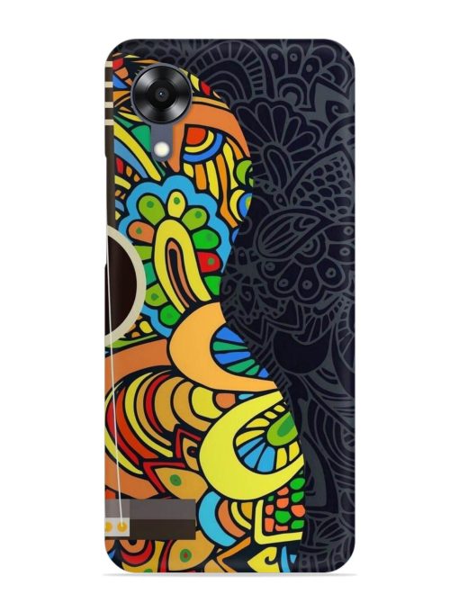 Guitar Vector Art Snap Case for Oppo A17K