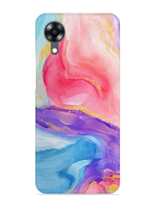 Watercolor Gradient Snap Case for Oppo A17K