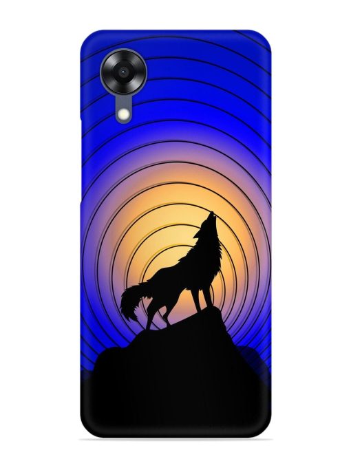 Fox Roaring Design Snap Case for Oppo A17K Zapvi