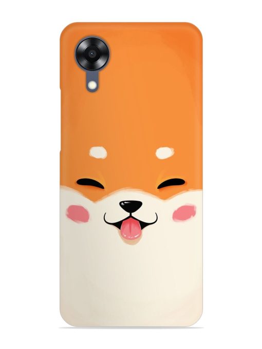 Happy Cat Art Snap Case for Oppo A17K Zapvi