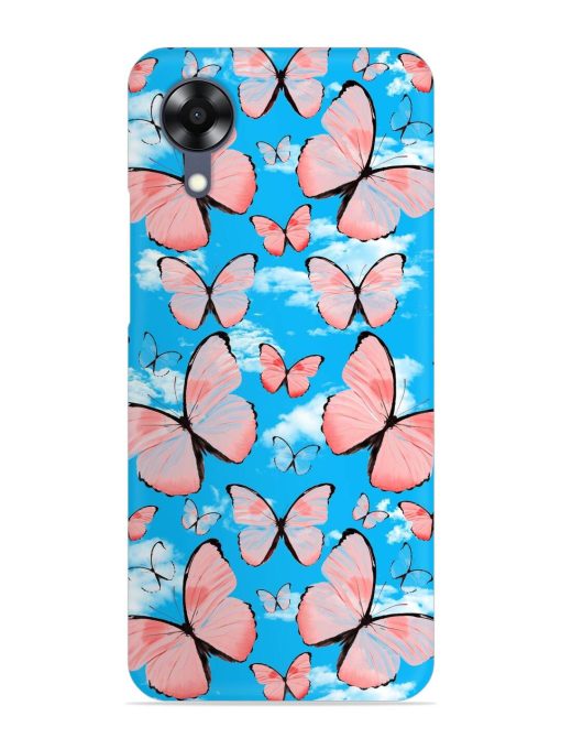 Seamless Pattern Tropical Snap Case for Oppo A17K