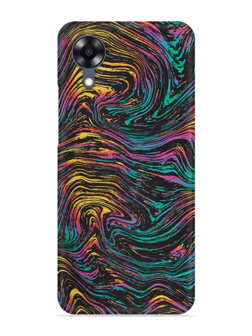 Abstract Liquid Colors Snap Case for Oppo A17K Zapvi