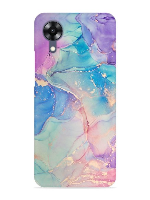 Alcohol Ink Colors Snap Case for Oppo A17K