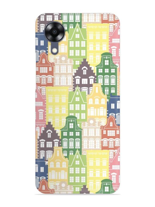 Seamless Shapes Pattern Snap Case for Oppo A17K Zapvi