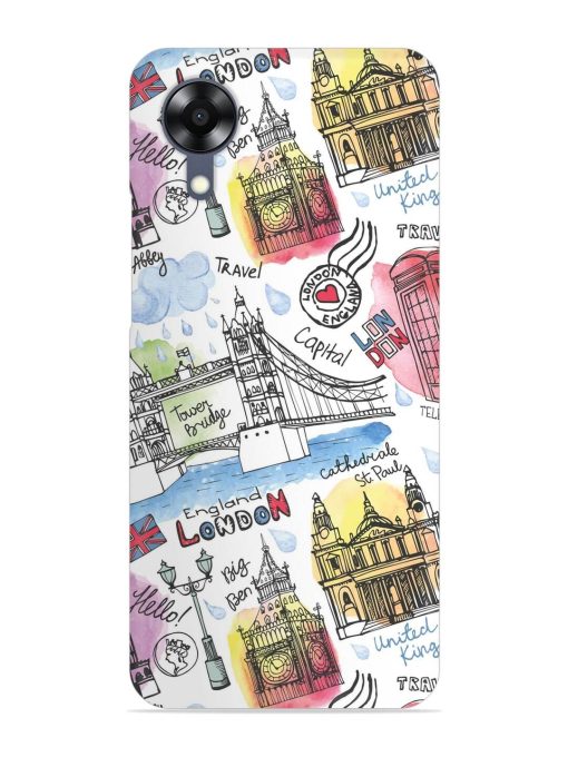 Vector London Landmark Snap Case for Oppo A17K