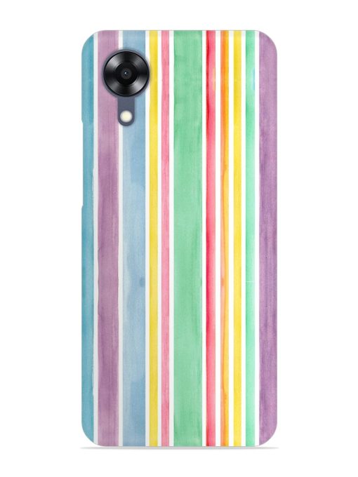 Hand Drawn Watercolor Snap Case for Oppo A17K