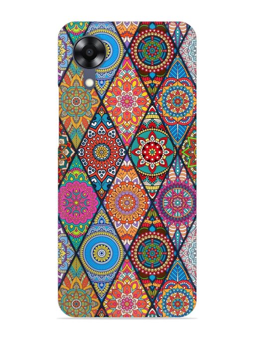 Seamless Tile Pattern Snap Case for Oppo A17K