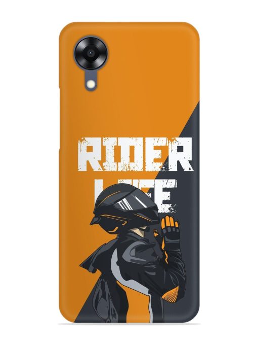 Rider Life Snap Case for Oppo A17K