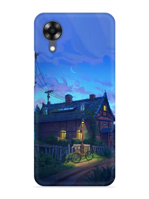 Beautiful Village House Snap Case for Oppo A17K Zapvi