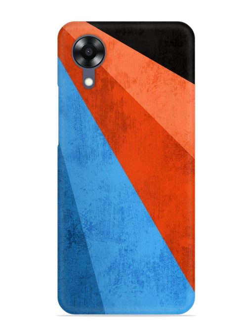 Modern Matte Abstract Snap Case for Oppo A17K