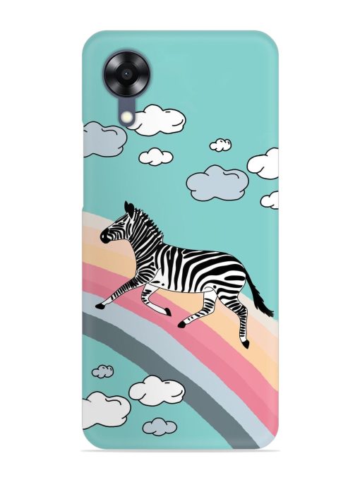 Running Zebra Snap Case for Oppo A17K