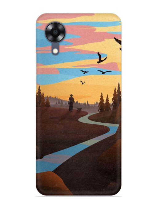 Natural Landscape Art Snap Case for Oppo A17K