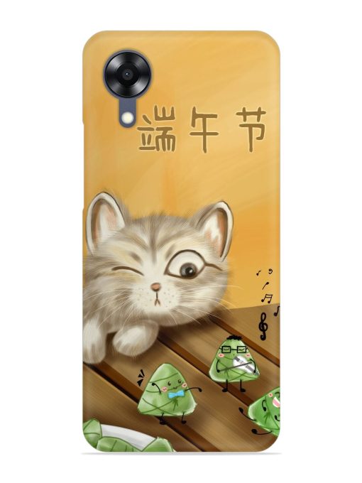 Cat Scorpion Dancing Snap Case for Oppo A17K