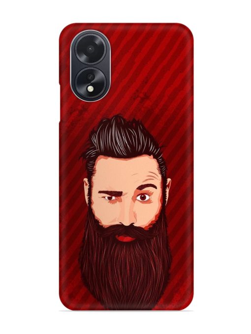 Beardo Man Snap Case for Oppo A18 Zapvi