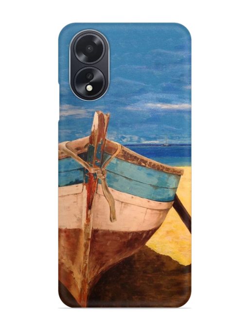 Canvas Painting Snap Case for Oppo A18 Zapvi