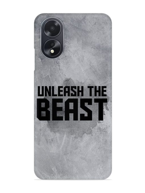 Unleash The Beast Snap Case for Oppo A18 Zapvi