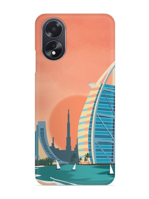 Dubai Architectural Scenery Snap Case for Oppo A18 Zapvi