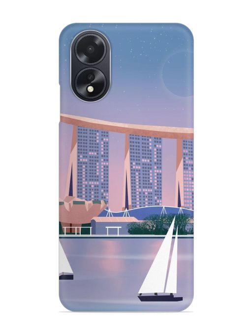 Singapore Scenery Architecture Snap Case for Oppo A18 Zapvi