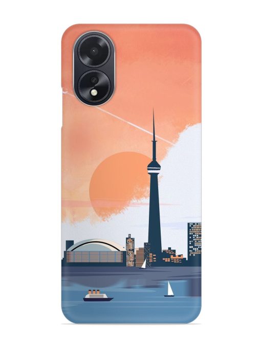 Toronto Canada Snap Case for Oppo A18 Zapvi