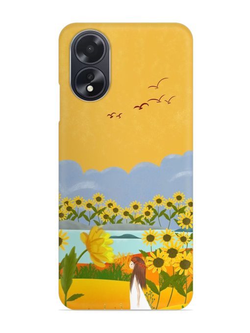 Beginning Of Autumn Snap Case for Oppo A18 Zapvi