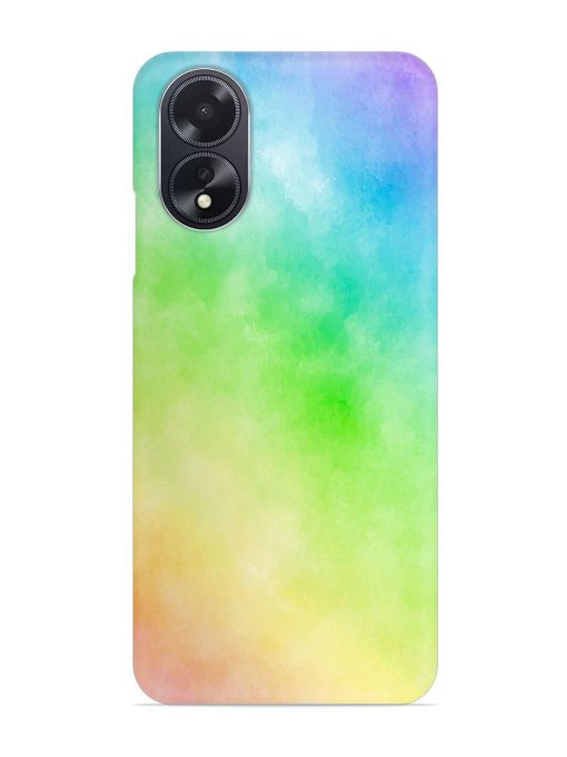 Watercolor Mixture Snap Case for Oppo A18 Zapvi