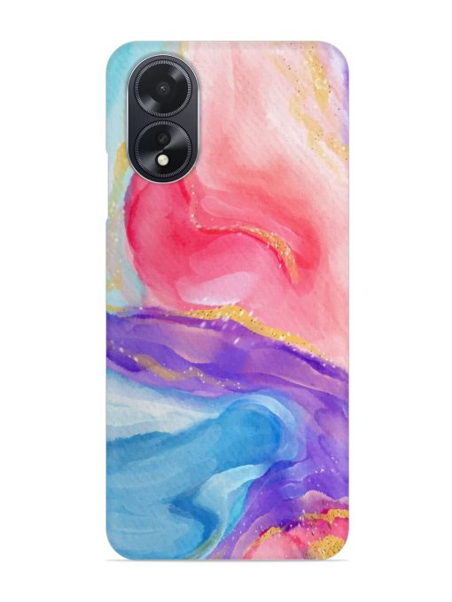 Watercolor Gradient Snap Case for Oppo A18