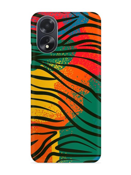 Bright Colorful Snap Case for Oppo A18 Zapvi