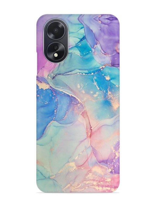 Alcohol Ink Colors Snap Case for Oppo A18 Zapvi