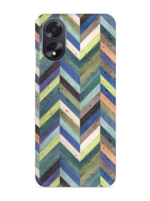 Chevron Random Color Snap Case for Oppo A18 Zapvi