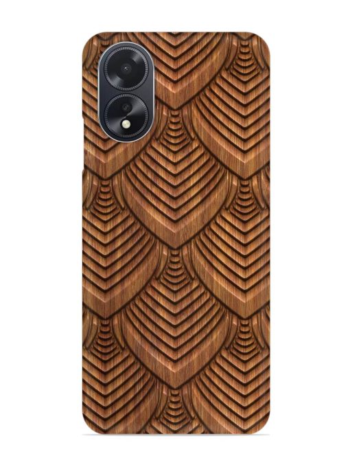 Carved Pattern On Snap Case for Oppo A18