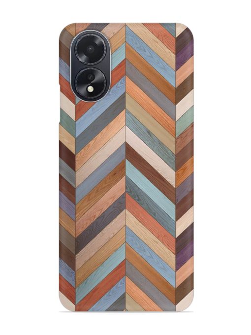 Seamless Wood Parquet Snap Case for Oppo A18