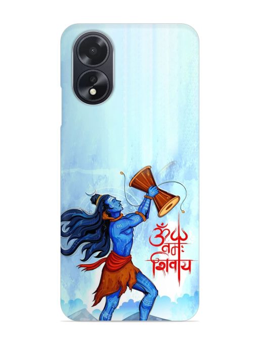 Illustration Lord Shiva Snap Case for Oppo A18