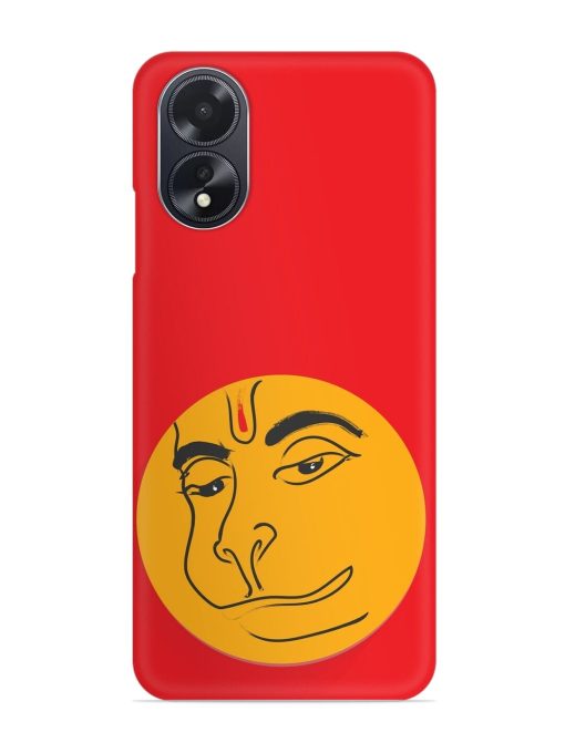 Lord Hanuman Vector Snap Case for Oppo A18 Zapvi