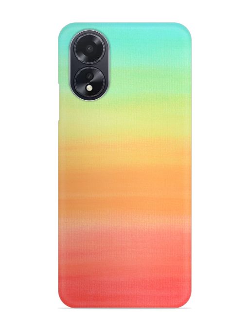 Background Sky Watercolor Snap Case for Oppo A18