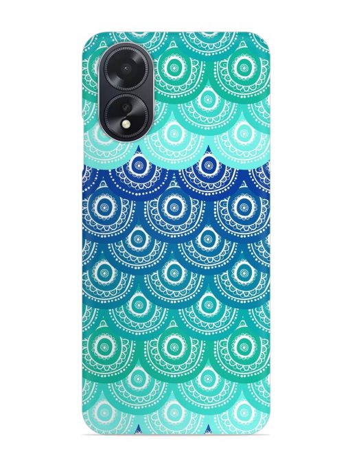 Ethnic Seamless Pattern Snap Case for Oppo A18 Zapvi