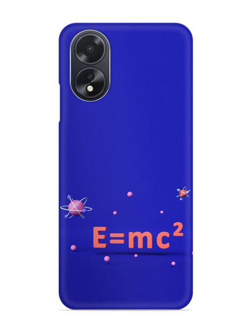 Formula Relativity Equation Snap Case for Oppo A18 Zapvi