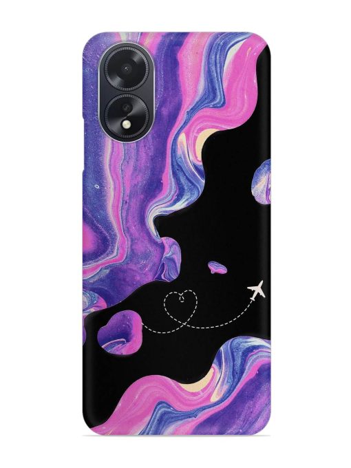 Glitter Art Snap Case for Oppo A18 Zapvi