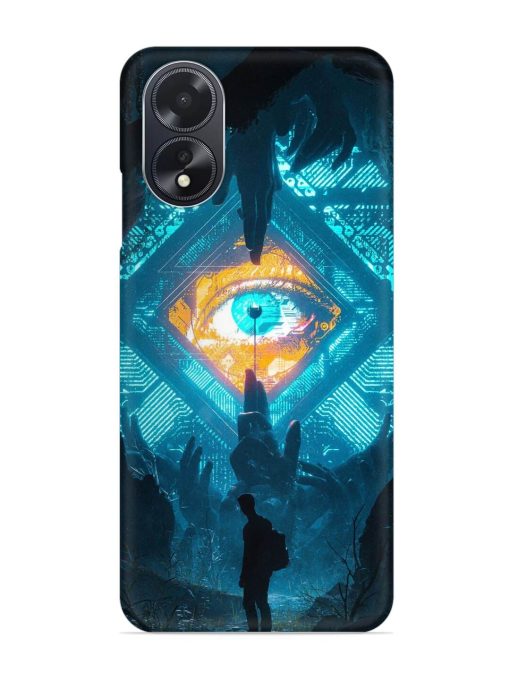 Arcane Eye Snap Case for Oppo A18 Zapvi