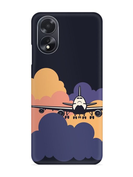 Aeroplane vector Snap Case for Oppo A18 Zapvi