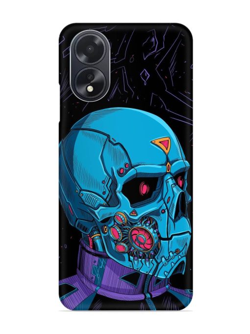 Skull Robo Vector Snap Case for Oppo A18