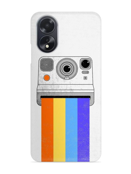 Retro Camera Art Snap Case for Oppo A18 Zapvi