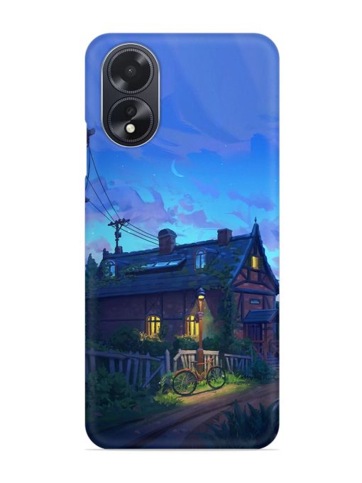 Beautiful Village House Snap Case for Oppo A18