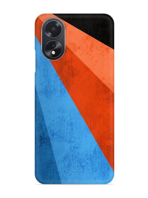 Modern Matte Abstract Snap Case for Oppo A18 Zapvi